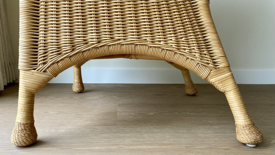 Image 1 of Oerdegelijke rotan fauteuil 