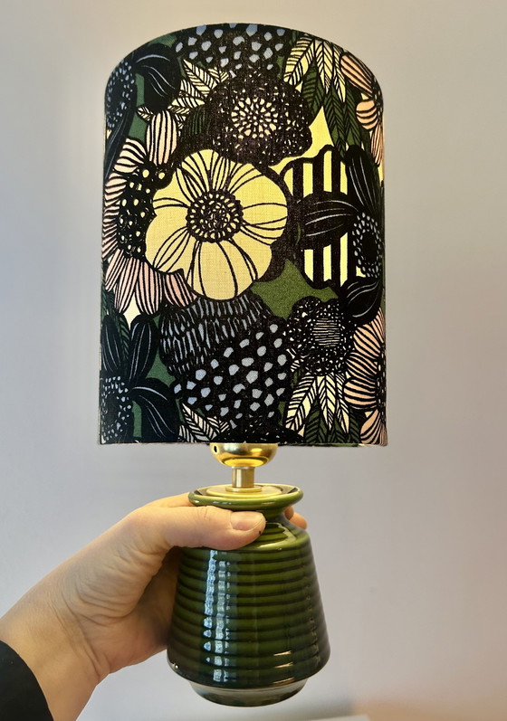 Image 1 of Modern, wireless lamp duo - upcycled from a vintage vase -