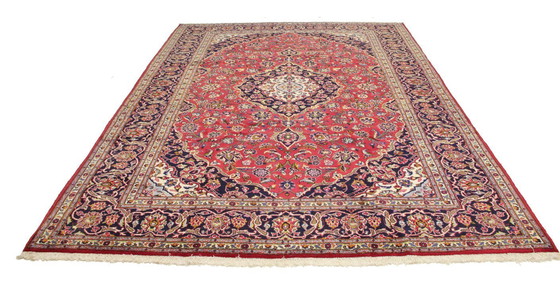 Image 1 of Tappeto persiano originale Keshan, Kashan Rosso 370 x 260 cm Ottime condizioni Classico