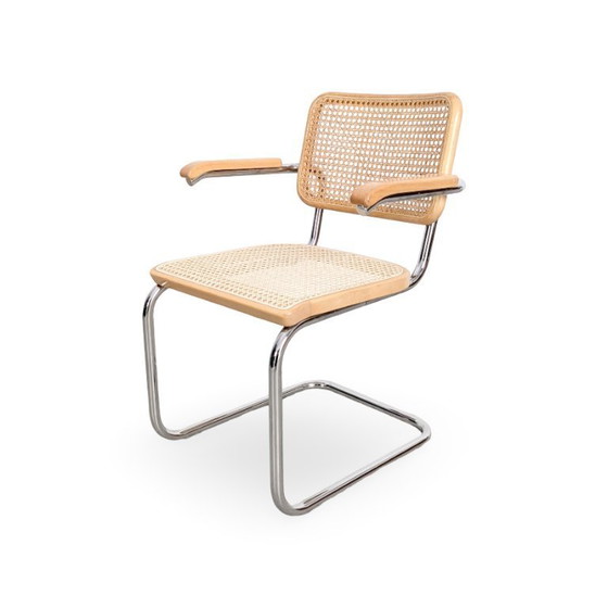 Image 1 of Original Thonet Freischwinger S64V Marcel Breuer Design Stuhl hell