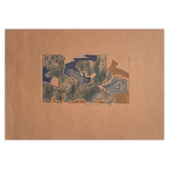 Image 1 of Monique PEHEM (BRETON-PROUTÉ) Tourbillon Signierte Radierung 1998