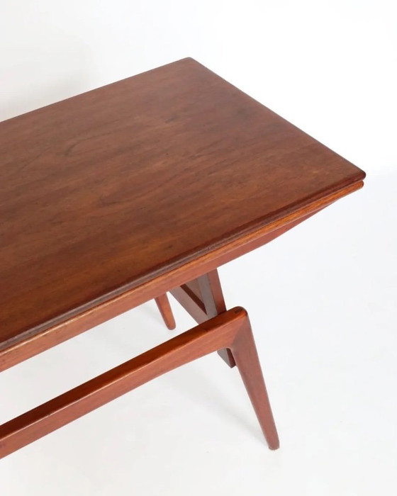 Image 1 of Vintage teak coffee table extendable dining table Danish design