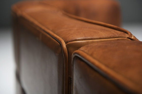 Image 1 of Perfect Patinated DS-15 Modular Sofa by Team De Sede for De Sede Swiss