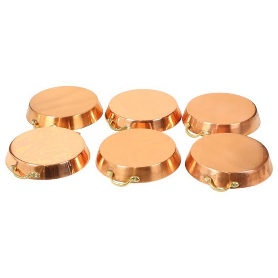 Image 1 of Set di 6 pentole in rame