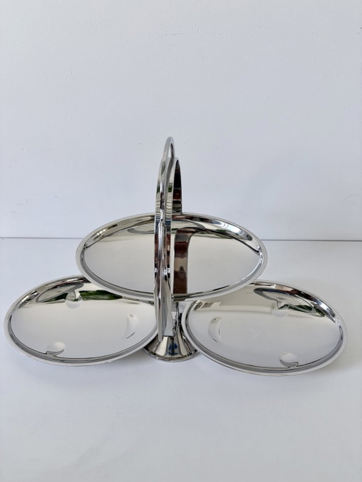 Alessi Etagere „Anna Gong“ von Alessandro Mendini. – tafelaccessoires, rvs