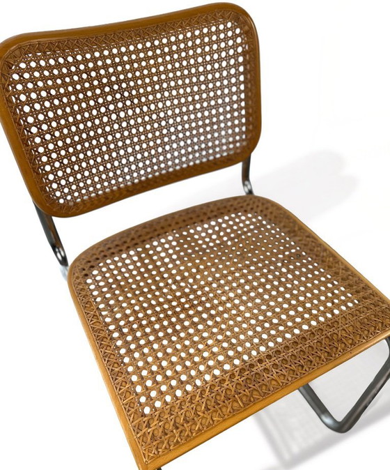 Image 1 of Set of 6 Cesca Chairs by Marcel Breuer for Gavina, 1960s