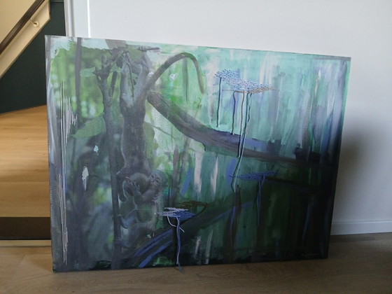 Painting Atelier Guglielmina – Paintings & Drawings, Textile, Canvas (photo 4 of 8)