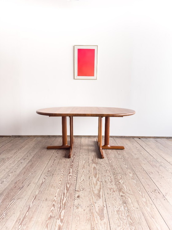 Image 1 of Deense uitschuifbare eettafel van teakhout van Dyrlund