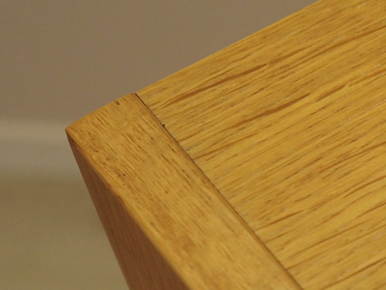 Danish chest of drawers in ash veneer, six drawers, 1970s, Wood, Yellow (photo 8 of 15)