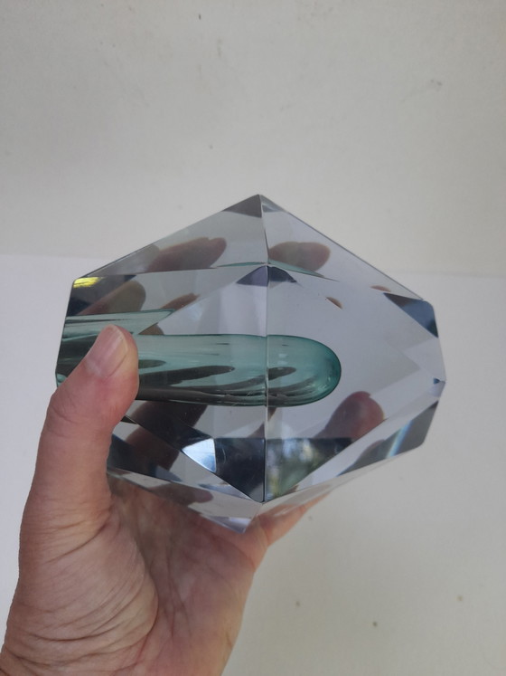 Image 1 of Asta Strömberg faceted vase, signed