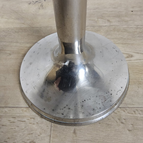 Image 1 of Art Deco Standing Silver-Colored Wine Cooler / Champagne Cooler (Nickel-Plated) / Champagne Holder