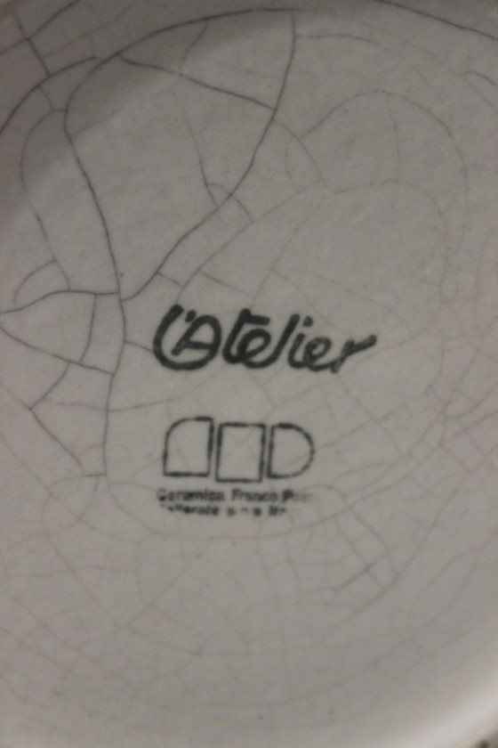 Image 1 of Franco Pozzi l'Atelier vintage vaas Gallarate Italia 1970