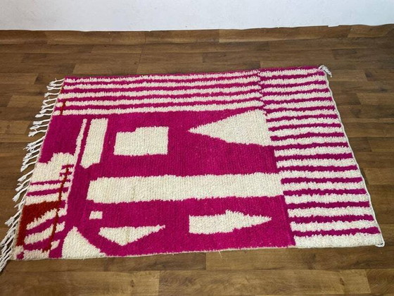 Marokkanischer Wollteppich 200cm x 100cm – Teppiche & Läufer, Wool, Modern (photo 2 of 10)