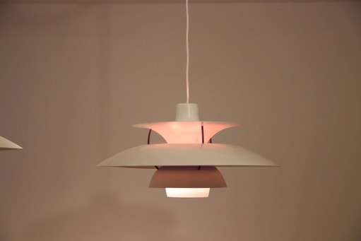Poul Henningsen PH5 pendant lamps for Louis Poulsen – hanglampen, Metal, Mid Century Modern (photo 2 of 5)