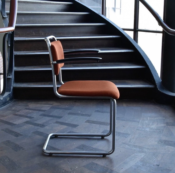 Image 1 of 4 sillas de comedor Gispen 201