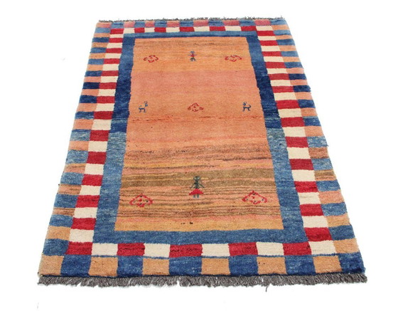 Image 1 of Original Persian carpet Gabbeh Ghashghai oriental carpet 154 cm x 107 cm old natural