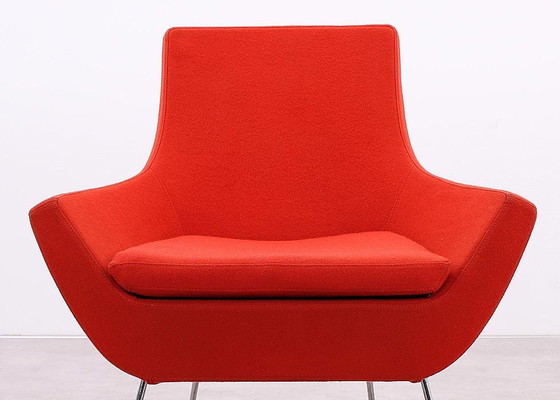 Image 1 of Swedese Happy Easy Low Back Armchair Orange