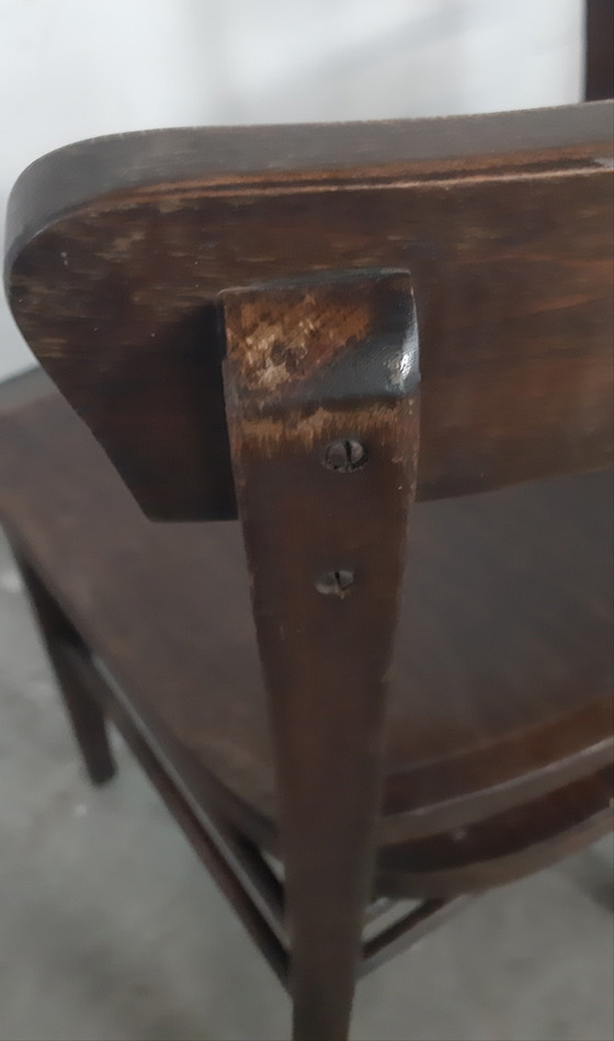 Image 1 of Set di 4 sedie da bistrot Thonet 1920