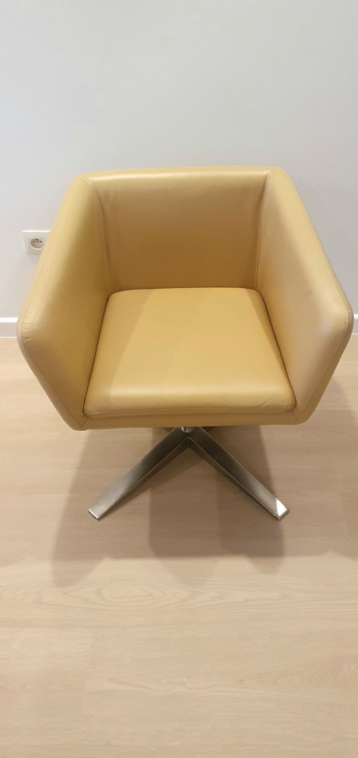 6 sedie da pranzo in pelle Artisoft Design – eetkamerstoelen, Chrome, Leather (photo 2 of 8)