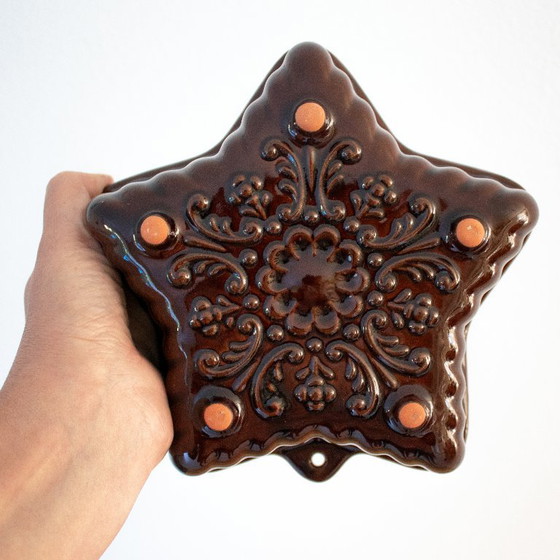 Stampo vintage Scheurich in ceramica a forma di stella anni '70 per torta/budino modello 965-19 – Scheurig (photo 8 of 8)