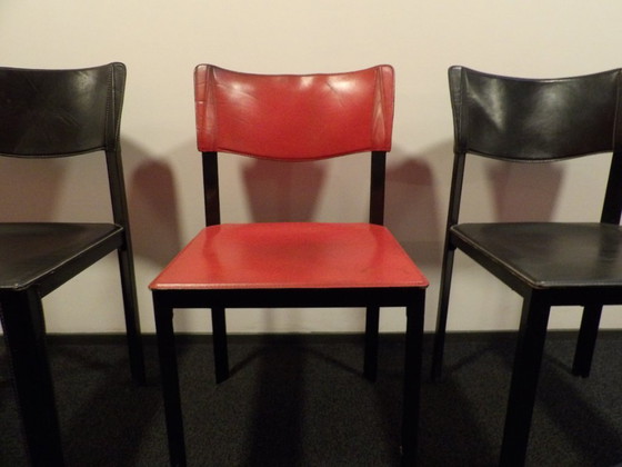 Image 1 of 3 Designer-Esszimmerstühle Enrico Pellozzoni Modell Alex