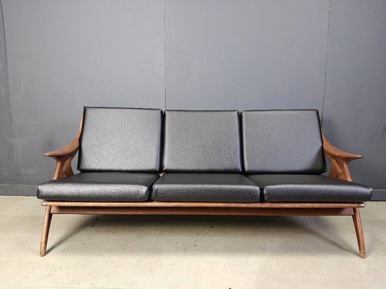 Image 1 of Canapé vintage à trois places 'de knoop' par de ster Gelderland, 1960s