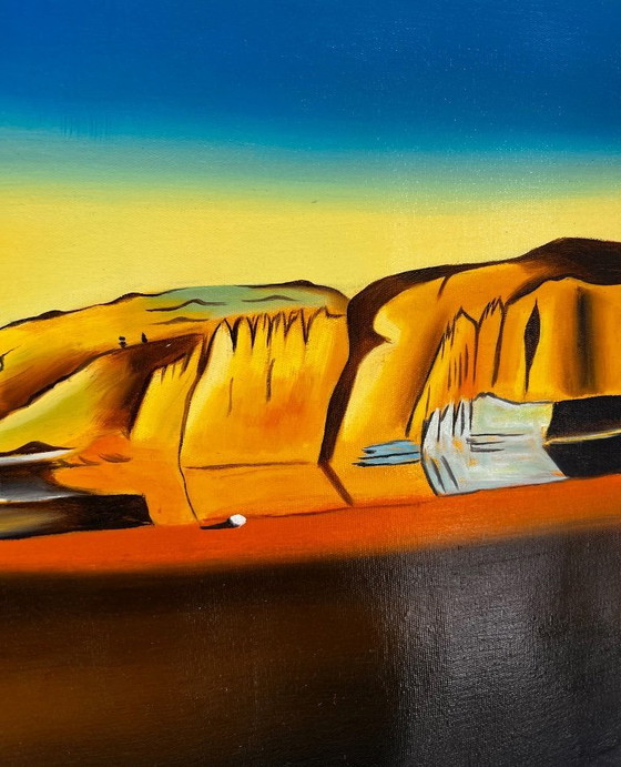 Image 1 of Salvador Dalí – A Second Before - Hand-painted on canvas (rolled up)