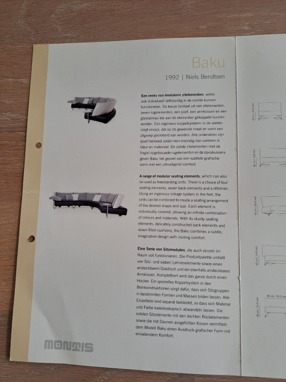 Montis Baku por Niels Bendtsen – Sofás modulares, Leather, Metal (photo 10 of 10)