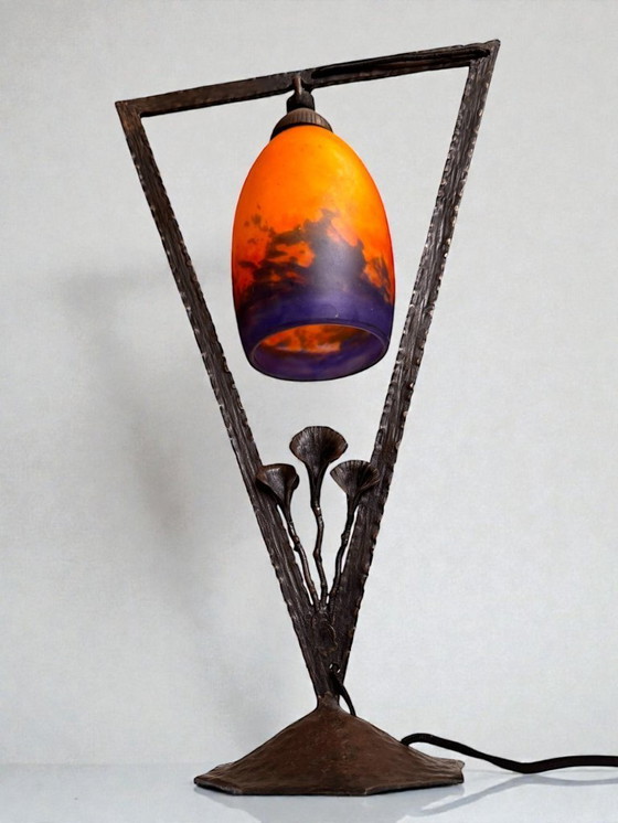 Image 1 of LAMP VAN MULLER BROTHERS, LUNÉVILLE - GESIGNEERD EXEMPLAAR, JAREN 1920