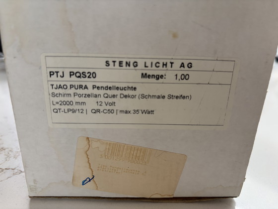 Image 1 of Steng Licht Tjao Pura Porseleinen Lamp Ongeglazuurd