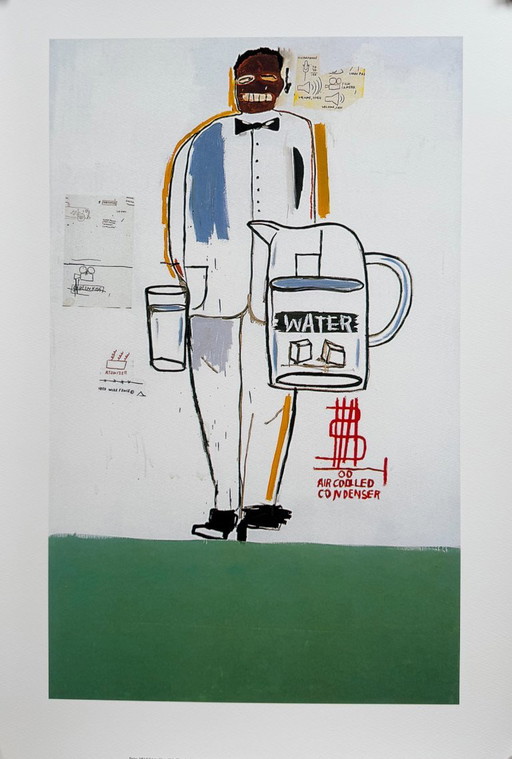 Jean Michel Basquiat (1960-1988), Porter, 1984, Copyright Estate of Jean Michel Basquiat, Licenciado por Artestar New York, Impr