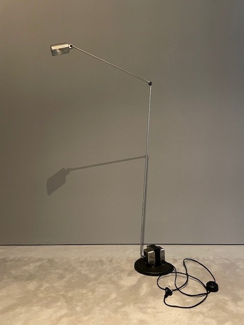 Lampadaire Daphine Terra Led Nickel brossé