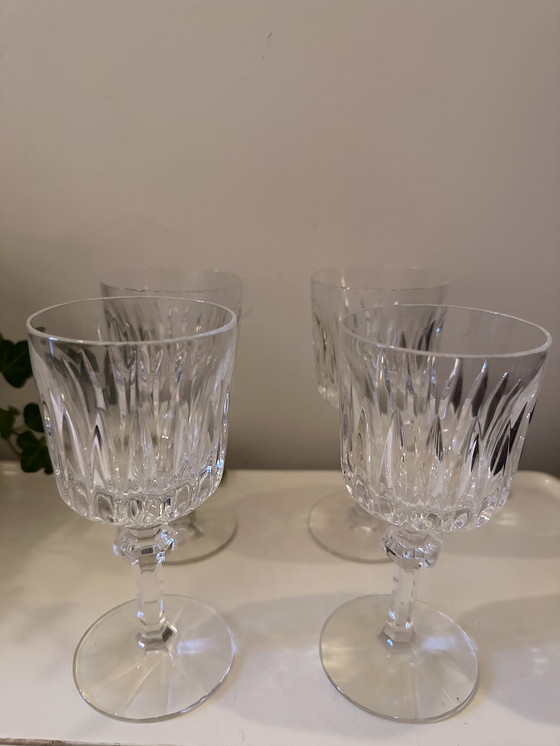 Image 1 of Set van 4 Jaren 70 wijnglazen 