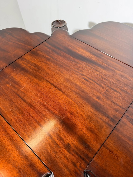 Antieke Mahonie Klaptafel (foto 5 van 6)