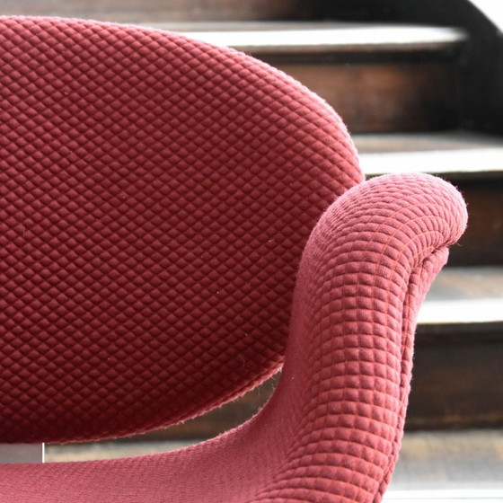 Artifort Little Tulip chair, Dining chairs, Textile, Metal, Red, Modern (photo 8 of 8)