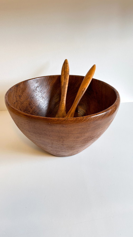 Image 1 of Insalatiera vintage scandinava XL in teak