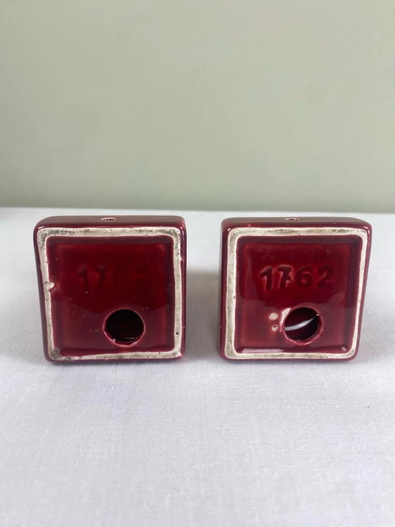 Paar vintage kandelaars – Kandelaars en kaarsen, Porcelain, Ceramic (photo 6 of 11)