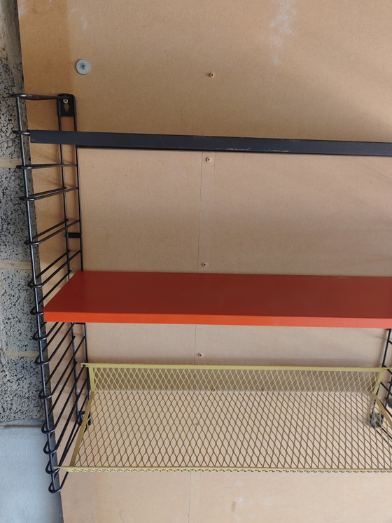 Image 1 of Vintage Tomado Holland wall system with rare reading shelf
