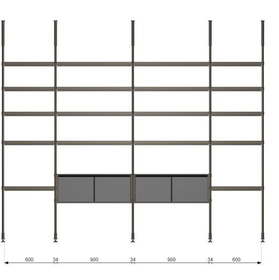 Image 1 of Cattelan Italia Freeway bookcase