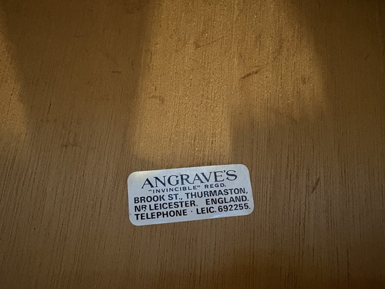 Image 1 of Deux chaises Angraves « Invicta » originales en rotin à dossier en éventail, comme neuves, années 1970.