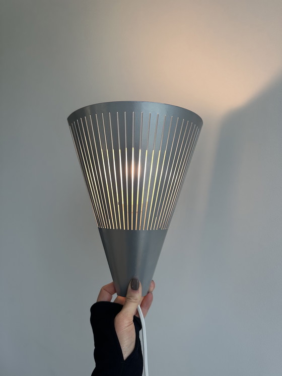 Image 1 of Vintage IKEA Klyka Wall Lamp Design Post Modern Silver