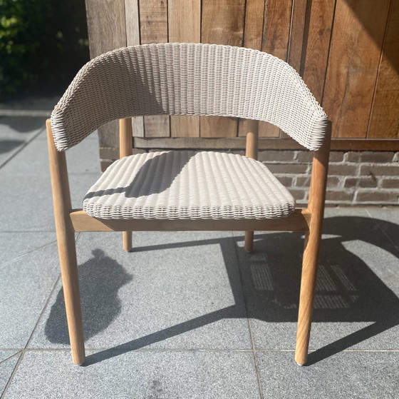 Image 1 of Vincent Sheppard garden table with garden chair (set of 6)