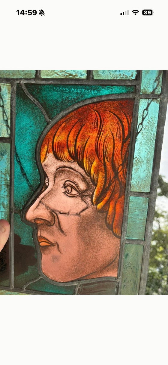 Image 1 of Frans Heetman, artista colorido e idiosincrásico, vidrieras