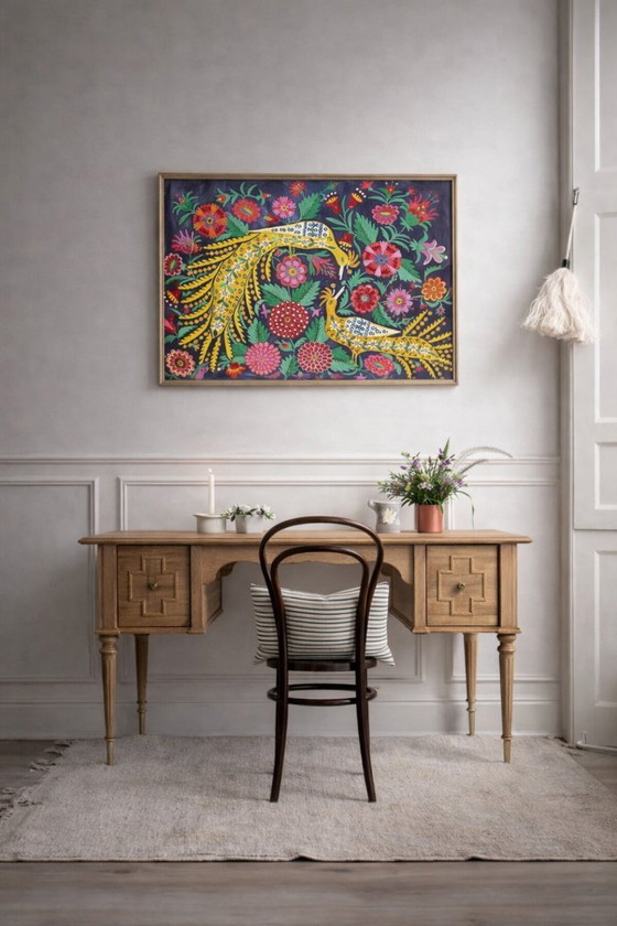 Image 1 of Luxurious oak writing desk