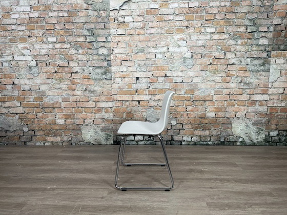 Image 1 of 4x Vitra HAL RE Sledge bianco
