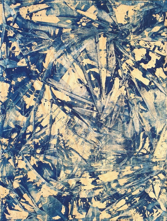 Jürgen Angeler - Golden Butterfly Effect – Pinturas y dibujos, Lienzo (photo 2 of 16)