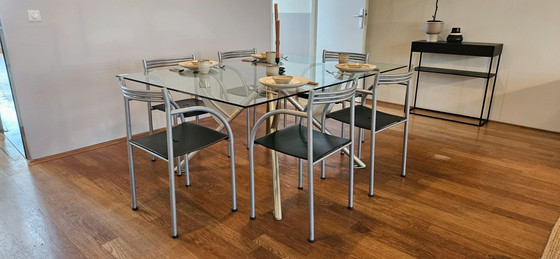 Image 1 of Mesa M con sillas, modelo Philippe Starck Presidente