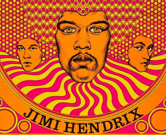 Image 1 of Jimi Hendrix Experience Fillmore East concert 1968 New York - Poster 61 x 91 cm