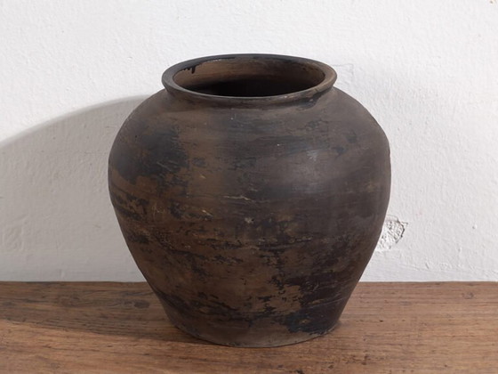 Vase ancien asiatique style wabi sabi (c.1900) #14 – Ceramic (photo 25 of 34)