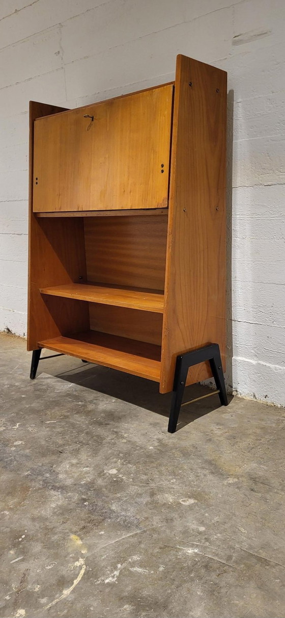 Image 1 of Vintage secretary desk and bookcases, 1950s